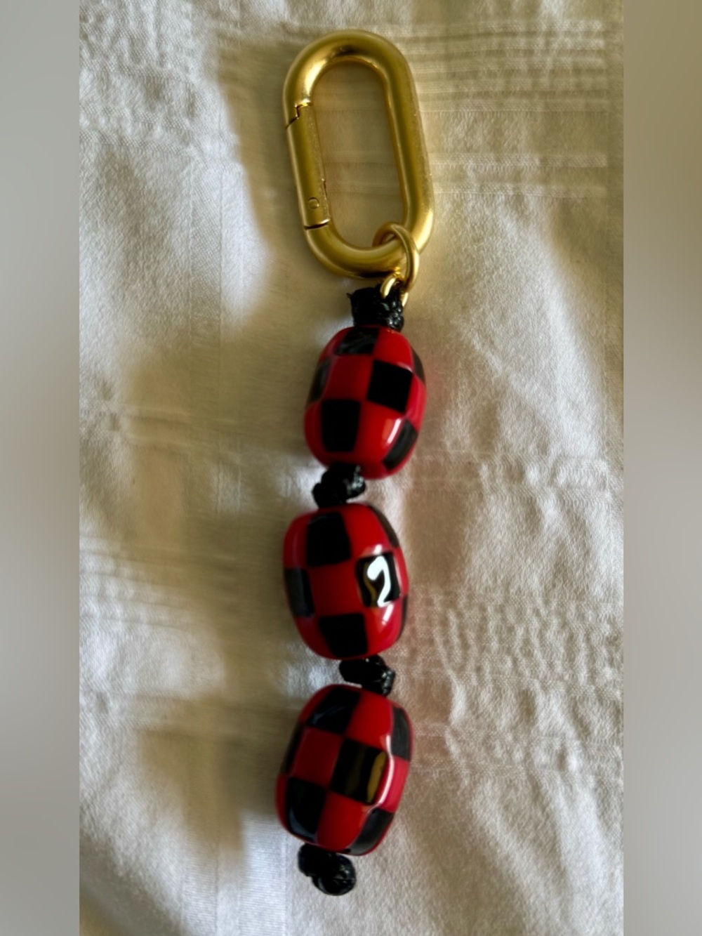 Clare V - Checker Fob *NWOT*